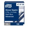 478756 Tork Dinner-Serviette Dunkelblau