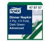 478757 Tork Dinner-Serviette Dunkelgrün