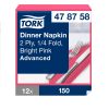 478758 Tork Dinner-Serviette Rosa