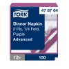 478764 Tork Dinner-Serviette Lila