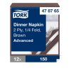 478765 Tork Dinner-Serviette Braun