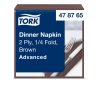 478765 Tork Dinner-Serviette Braun