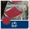 478854 Tork Premium Linstyle Dinner-Serviette mit Textileeffekt Rot