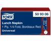 509306 Tork Lunch-Serviette, bis zu 1 Lage, Burgunderrot