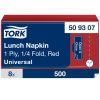 509307 Tork Lunchserviette bis 1 Rot