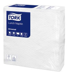 509335 Tork Lunch-Serviette Weiß