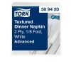 509420 Tork Strukturierte Dinner-Serviette, 1/8 gefaltet, Weiß