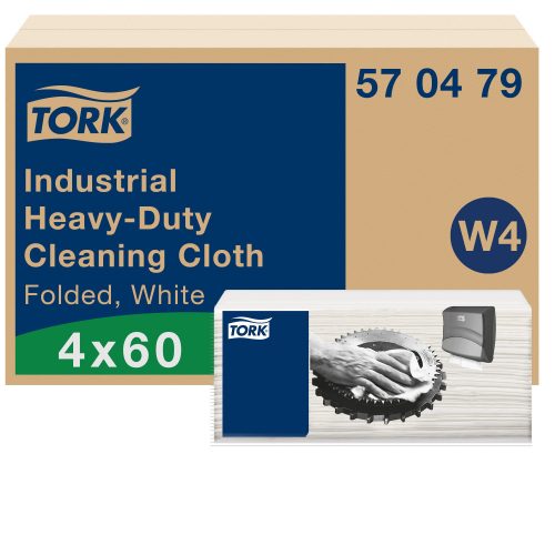 W4 570479 Tork Industrie-Hochleistungs-Reinigungstuch, gefaltet (Alte Artikelnummer: 570478)