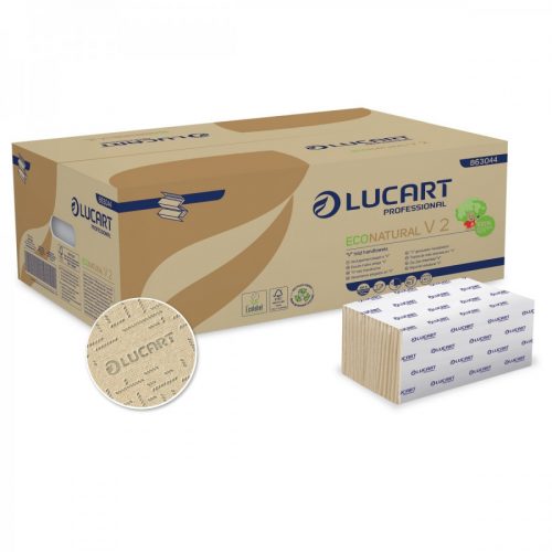  863044 Lucart EcoNatural V, Z Fold Handtuchpapierhandtuch